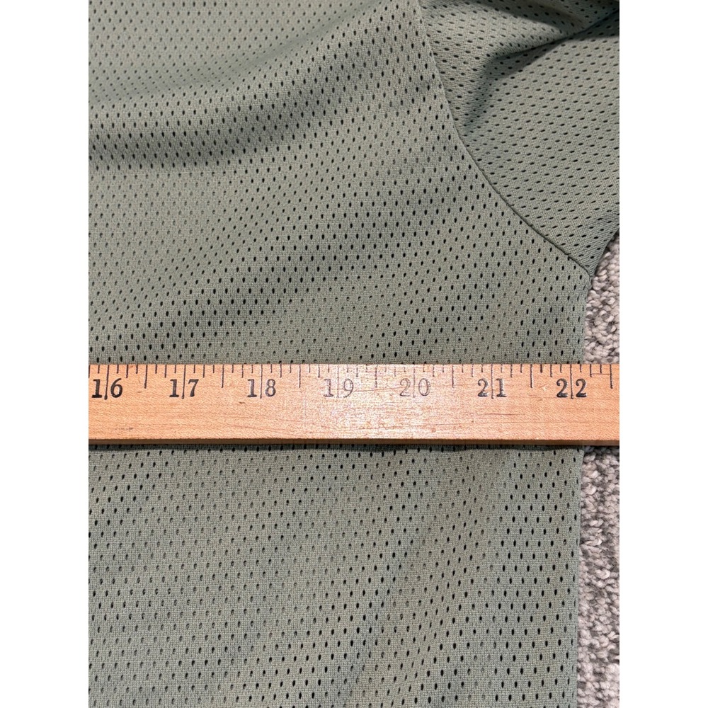 SilverTab Levi Strauss T-Shirt Mens L Green Mesh Sleeve Pocket Vintage‎ Y2K 322M - Picture 7 of 8